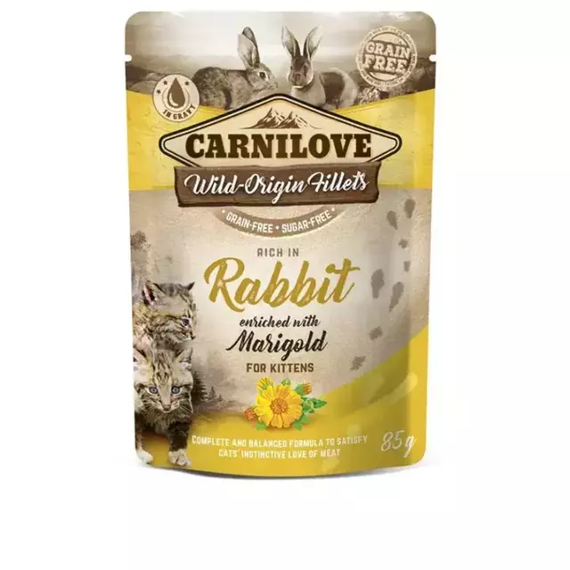 Patê para Gatos- Coelho e Calêndula 85gramas - Carnilove