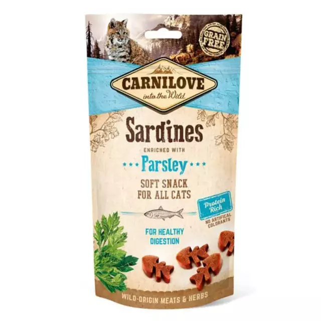 Carnilove Gato Soft Snack Sardinha & Salsa 50 g
