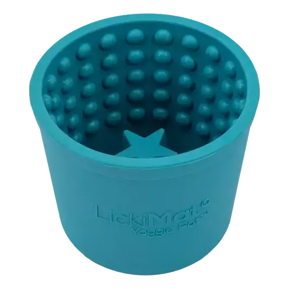 Lickimat Yoggie Pot - Tigela de Enriquecimento Ambiental para Lamber
