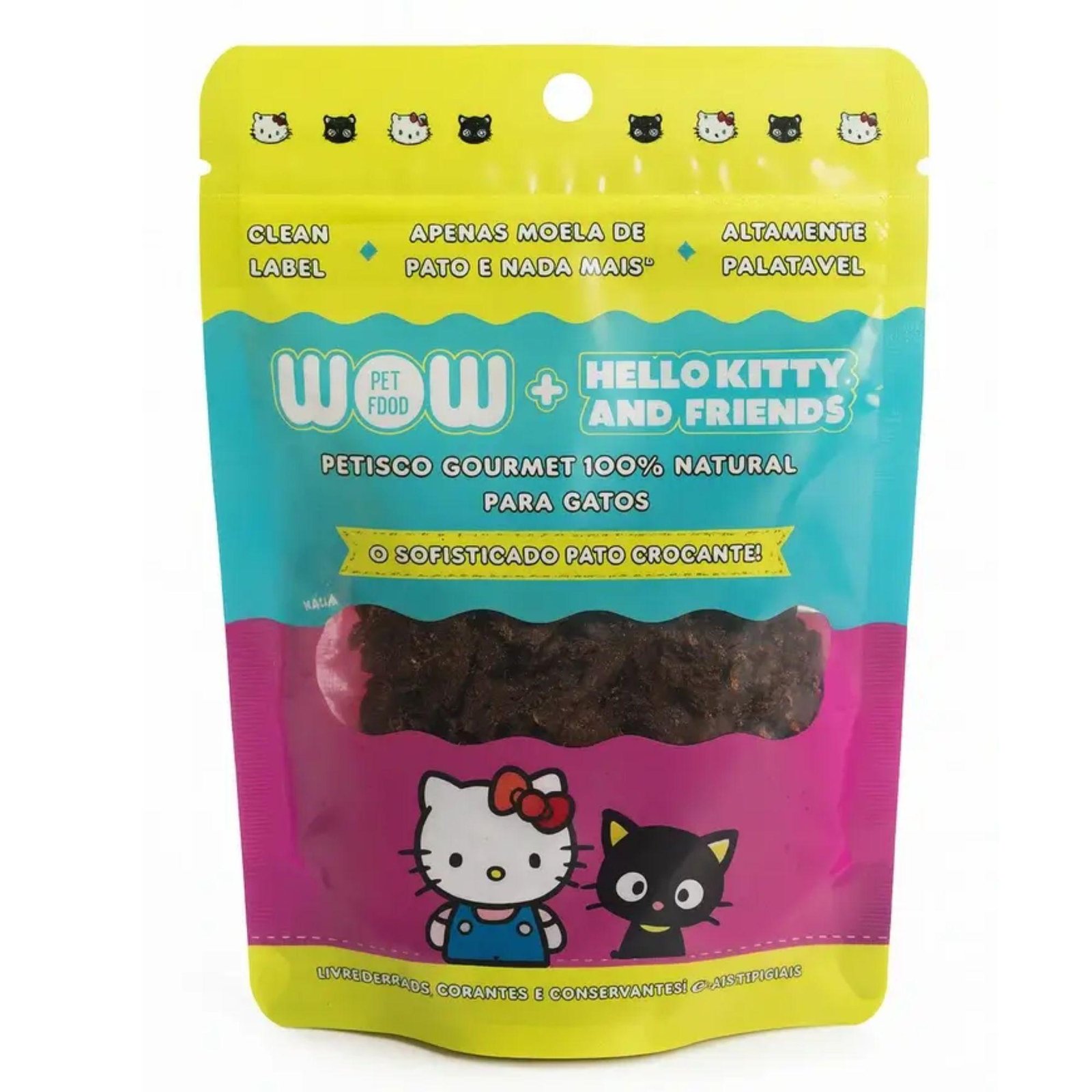 Petisco Crocante de Pato Para Gatos-Wow -50g
