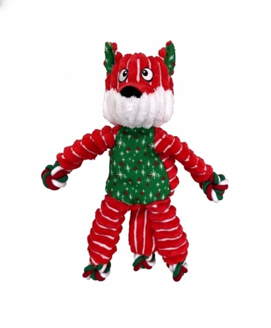 Brinquedo Kong Floppy Knots de Natal- Kong
