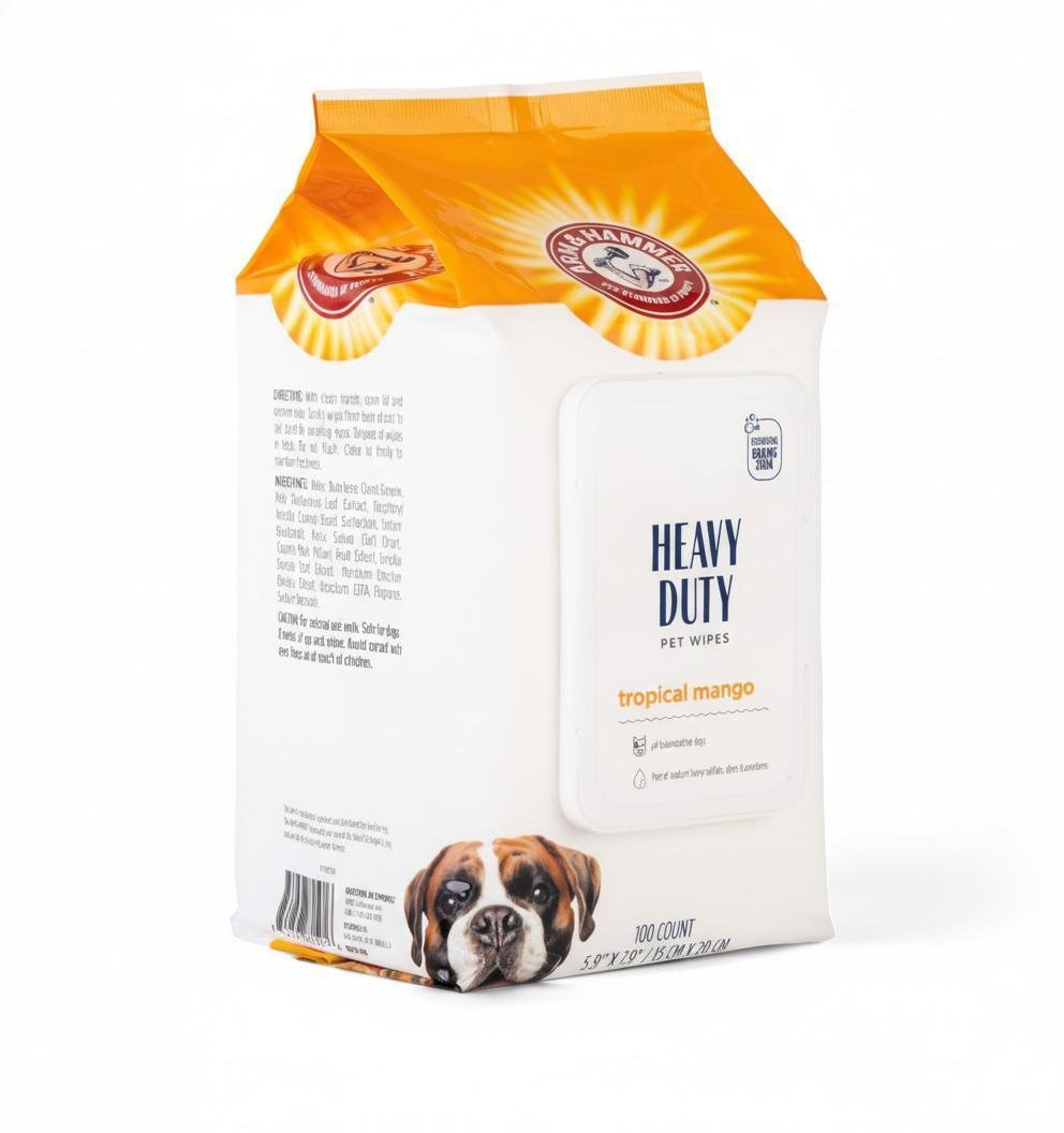 Lenço Umedecido com Aroma de Manga- 100 unidades- Arm e Hammer