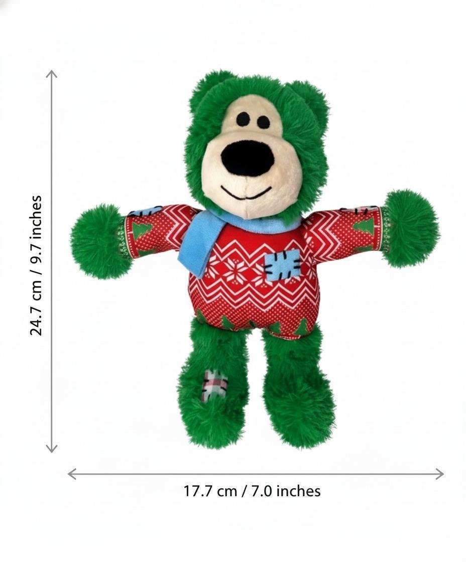 Pelucia Kong Wild Knots de Natal-Verde-Medio/Grande-Kong - Imagem 2