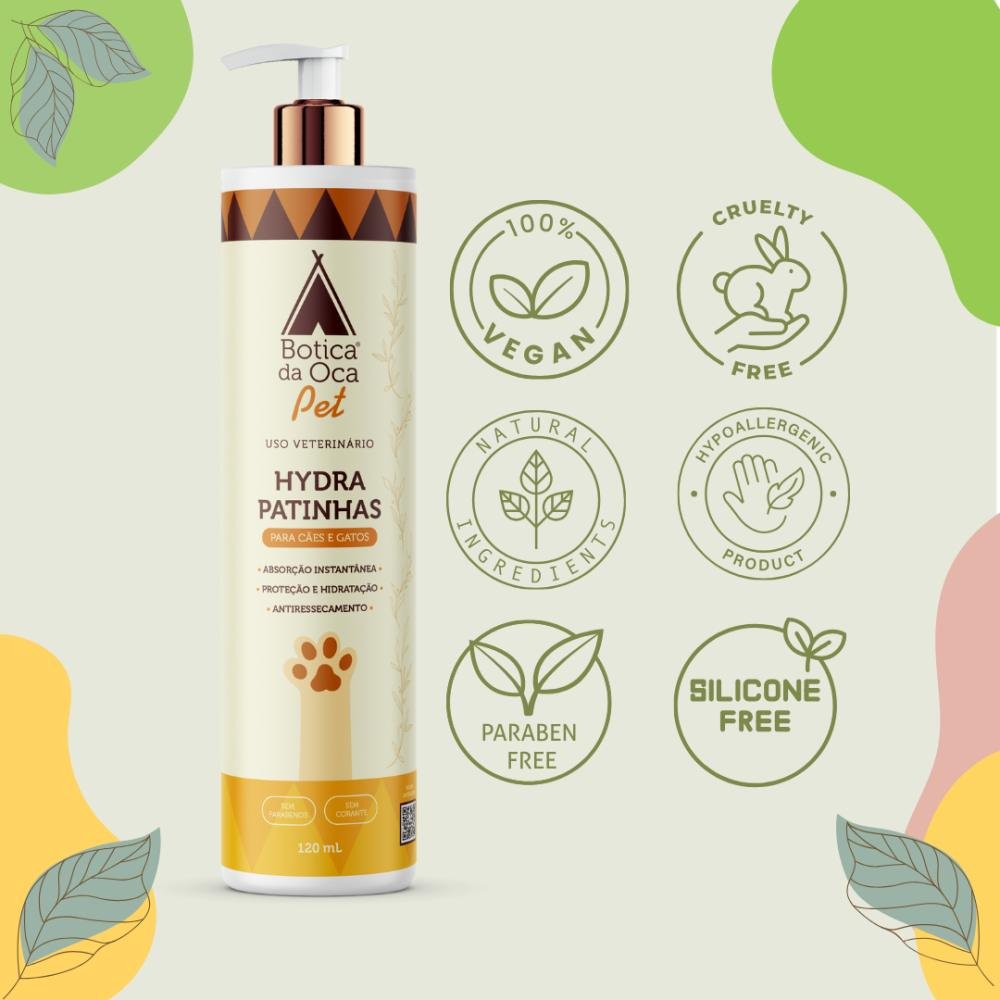 Hydra Patinhas Para Cães e Gatos- Botica Natural-120 ml - Imagem 4