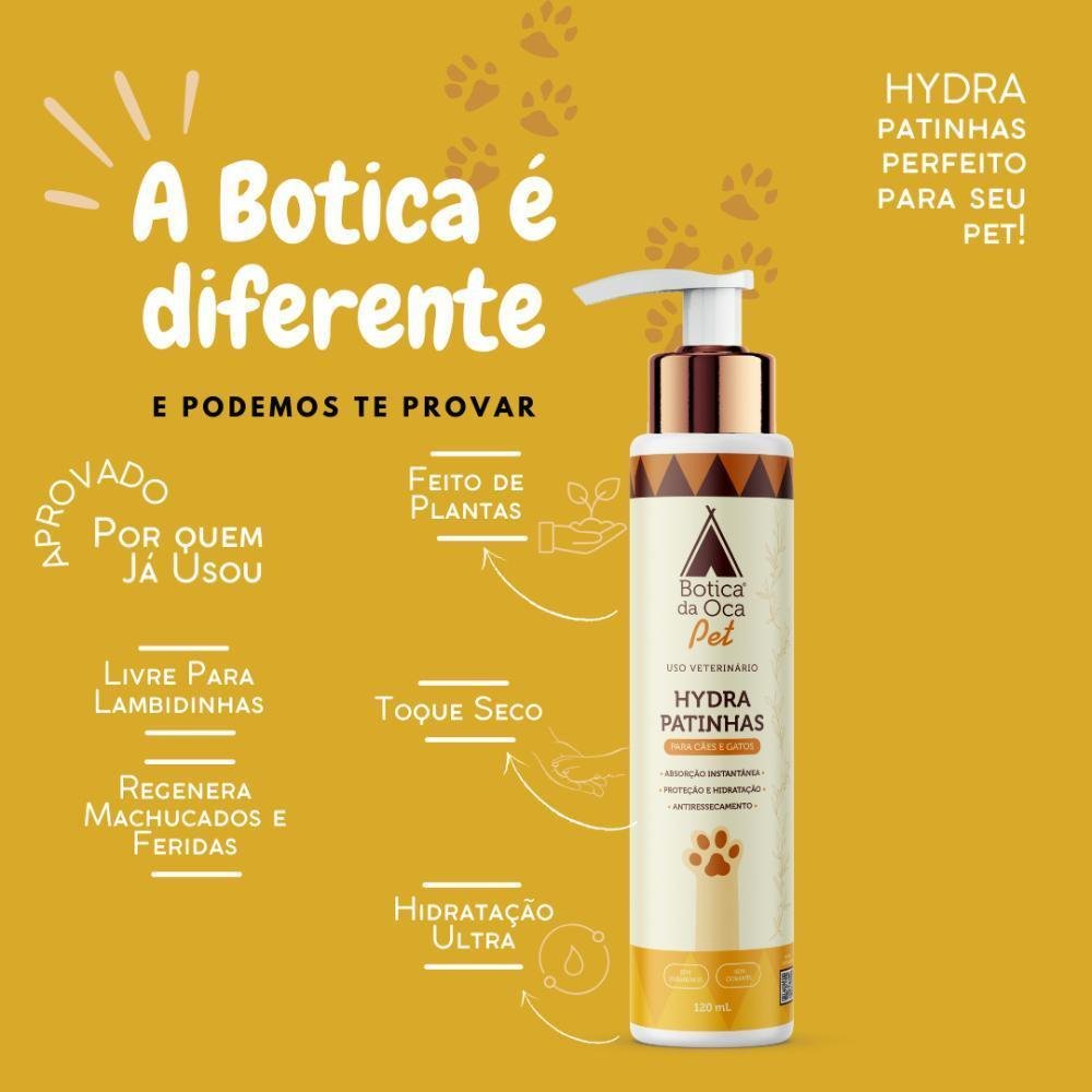 Hydra Patinhas Para Cães e Gatos- Botica Natural-120 ml - Imagem 3