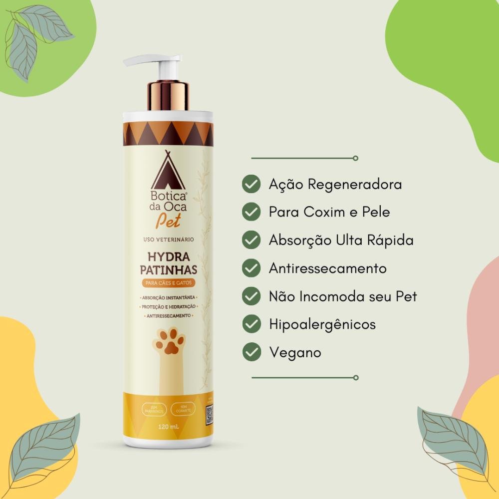 Hydra Patinhas Para Cães e Gatos- Botica Natural-120 ml - Imagem 2