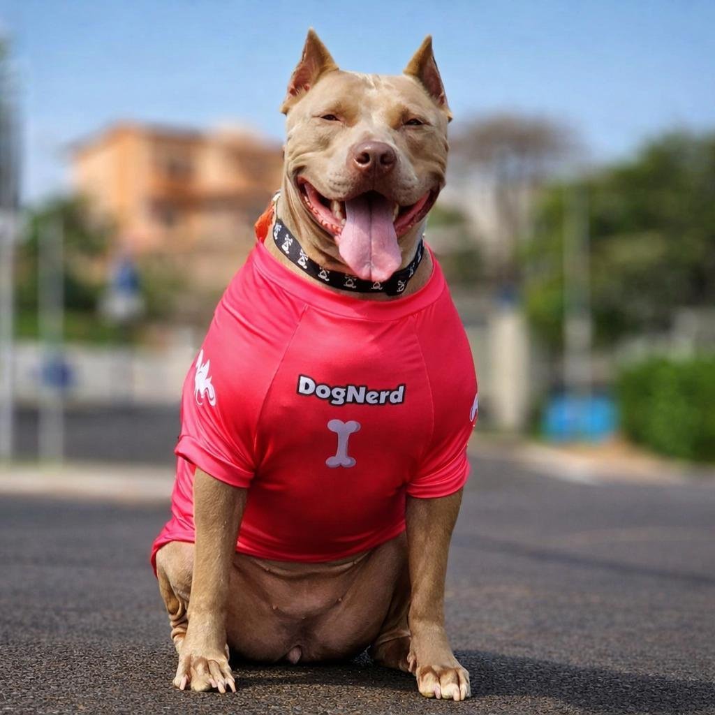Roupa para Cães-UV50+-Latir e Comer-Rosa-DogNerd - Imagem 4